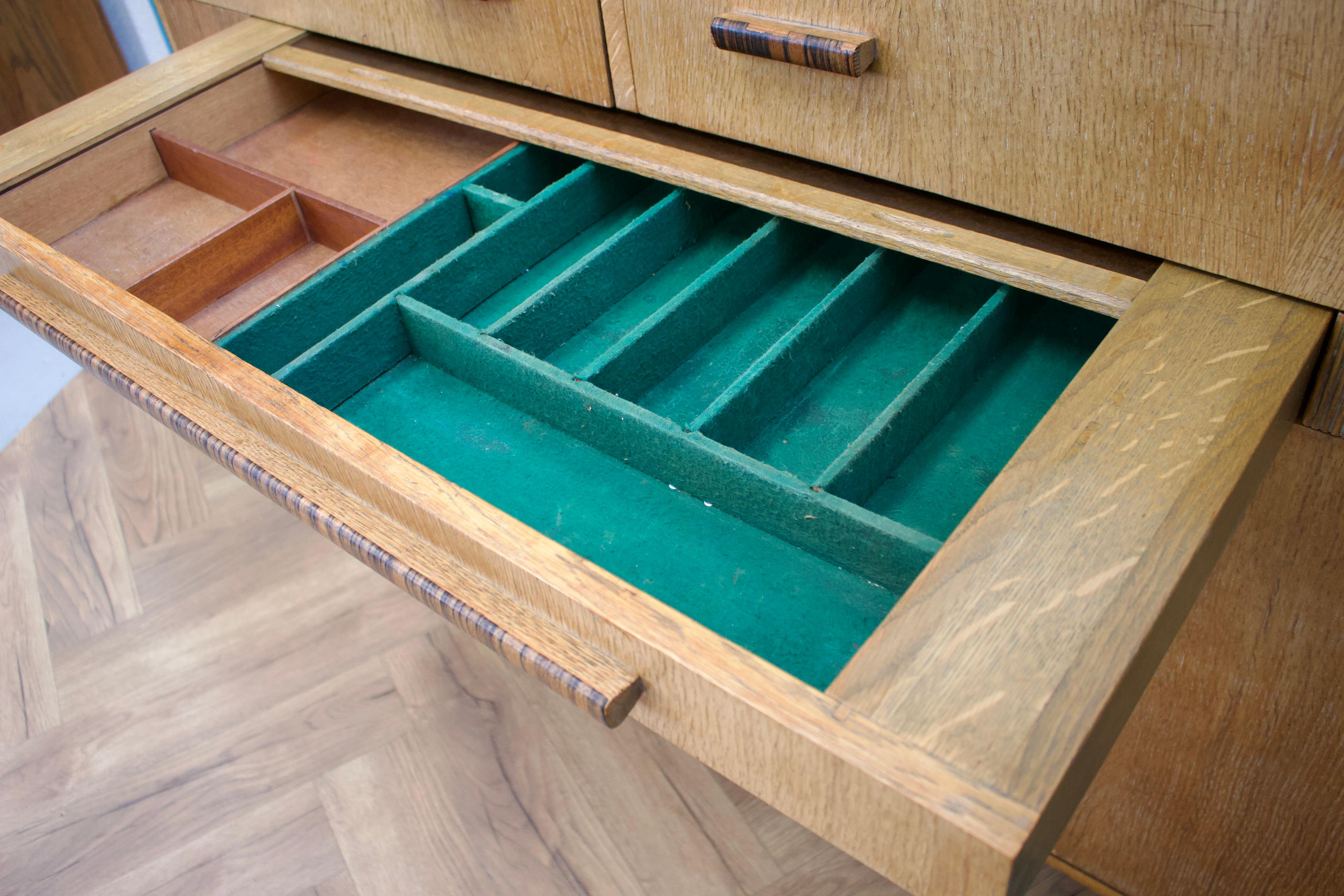 Art Deco Oak Sideboard, 1930s in vendita 2