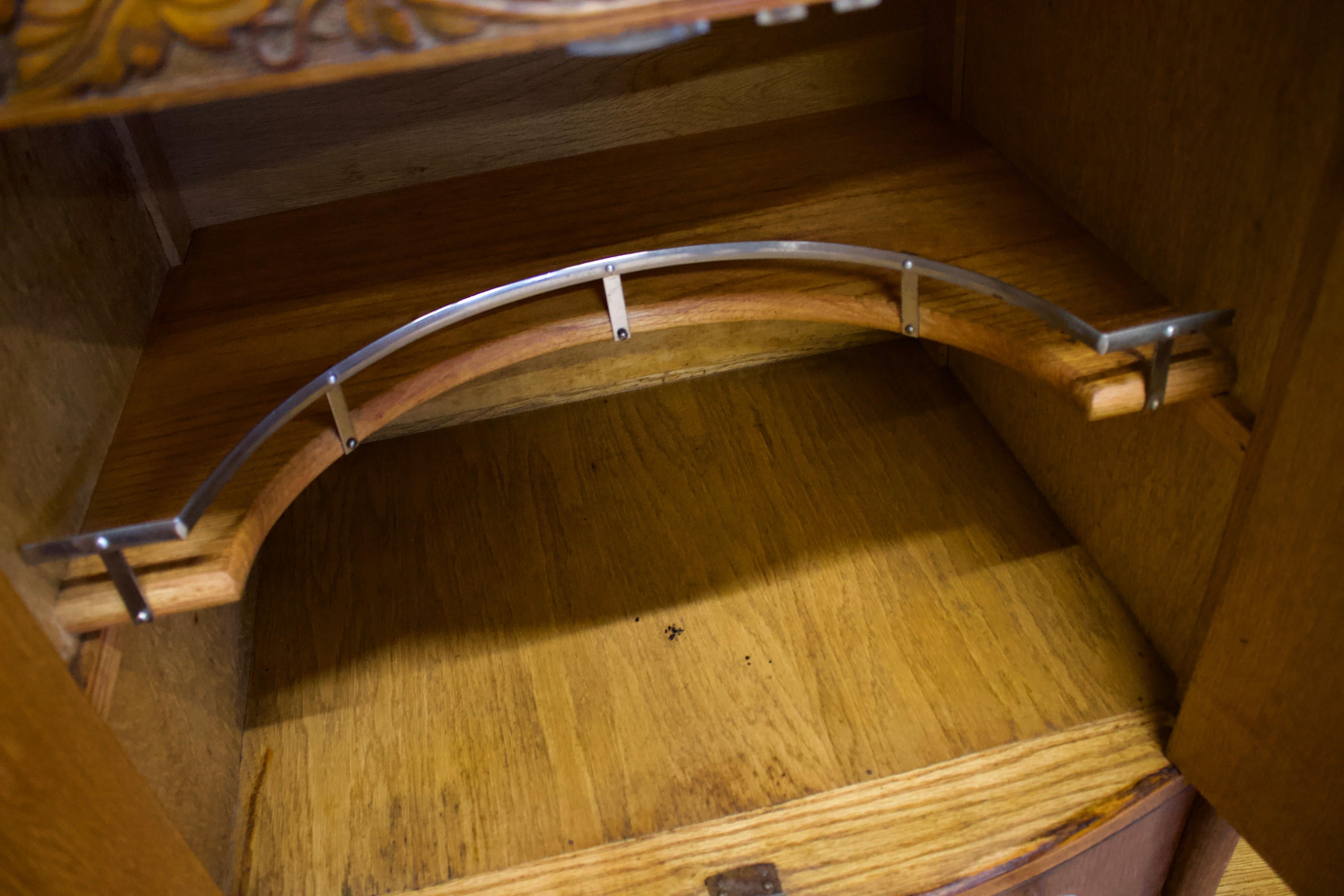 Art Deco Oak Sideboard, 1930s im Angebot 4