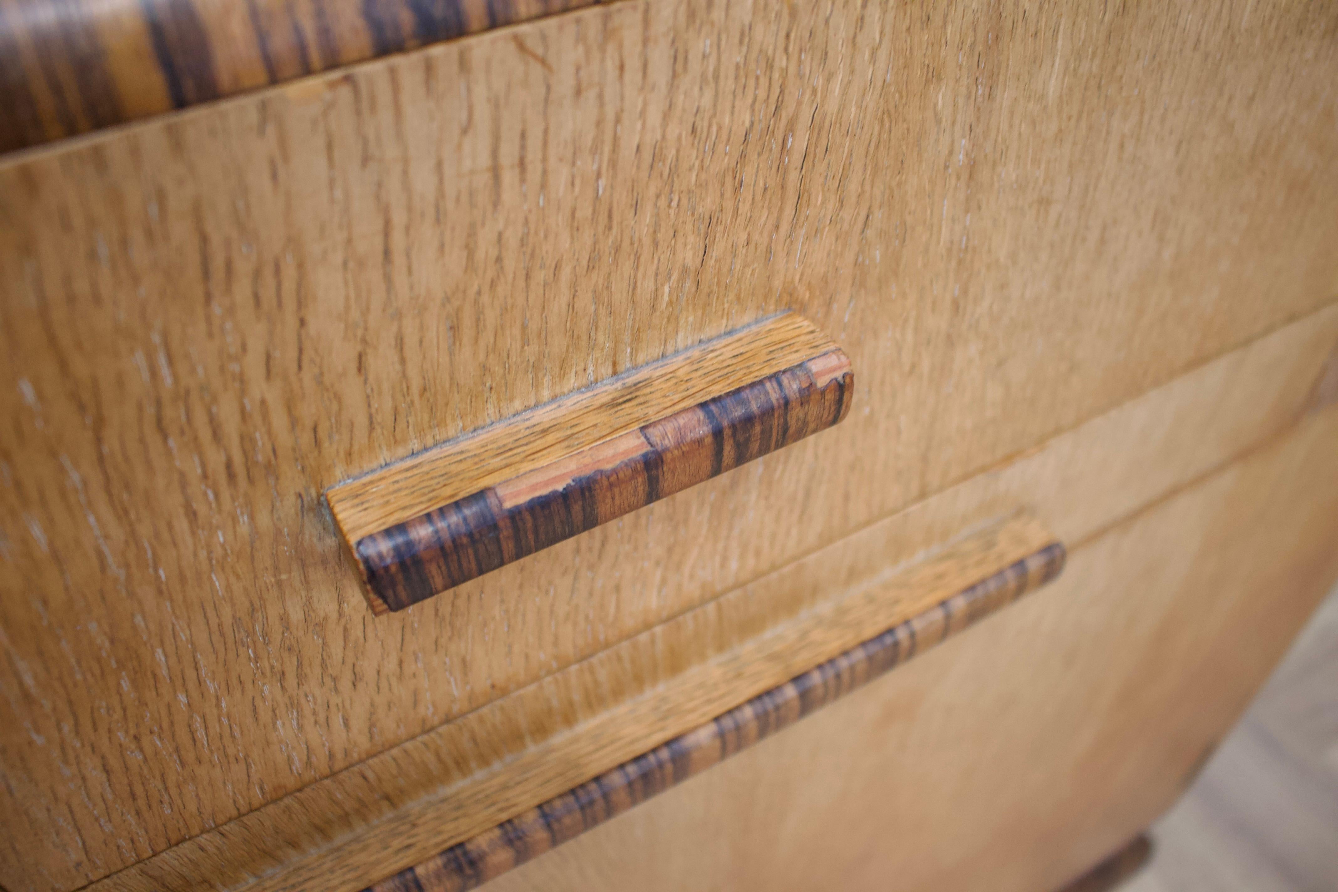 Art Deco Oak Sideboard, 1930s in vendita 5