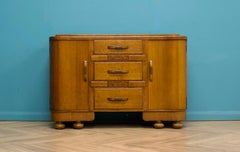 Art Deco Oak Sideboard, 1930s