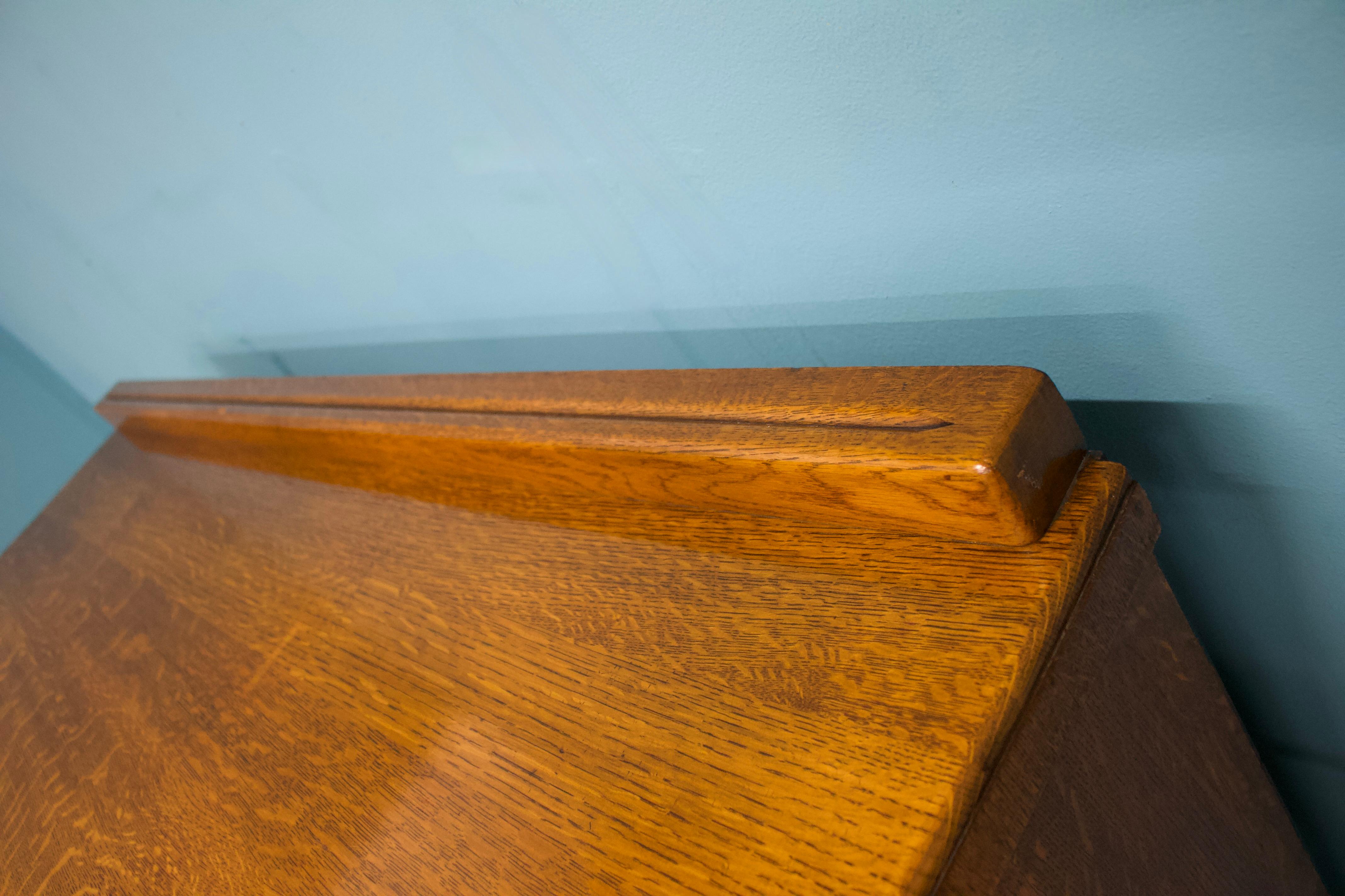 Art Deco Oak Sideboard, 1930s For Sale 2