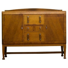 Art Deco Oak Sideboard, 1930s