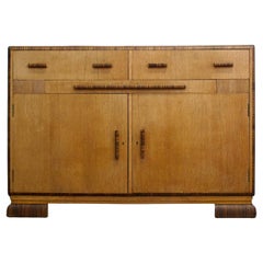 Art Deco Oak Sideboard, 1930s