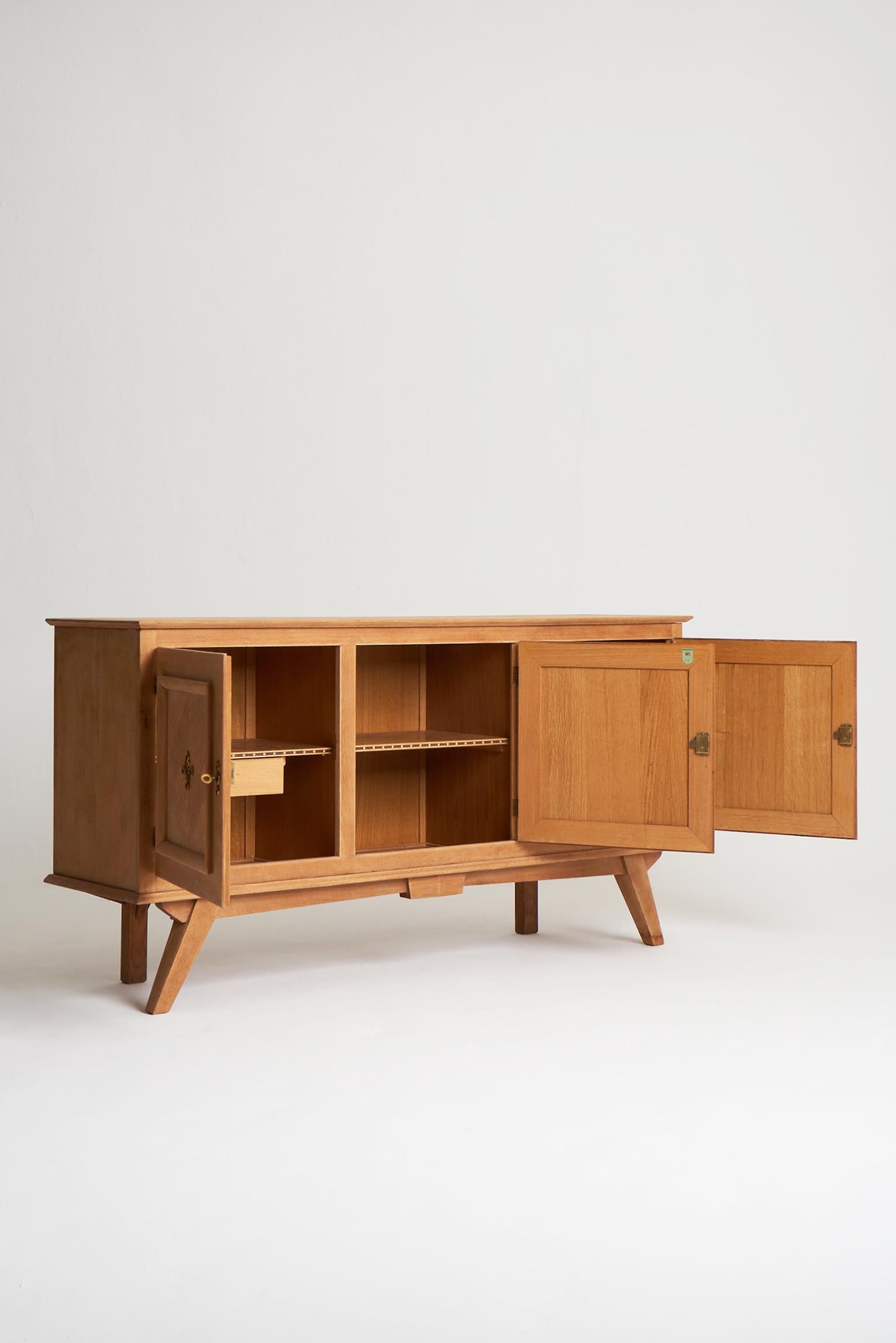 Art Deco Oak Sideboard 1