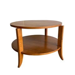Art Deco Oak Table, in the Style of JM Frank, France, 1930's
