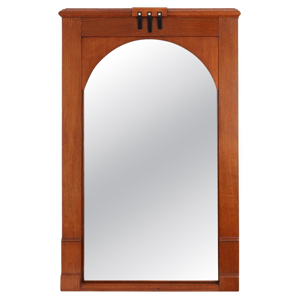 Wall&Deco Mirror en Oak, Belgique, vers 1915