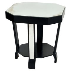 Art Deco Occasional or Side Table with Mirrored Top from England