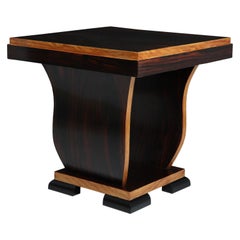 Art Deco Occasional Table in Macassar Ebony