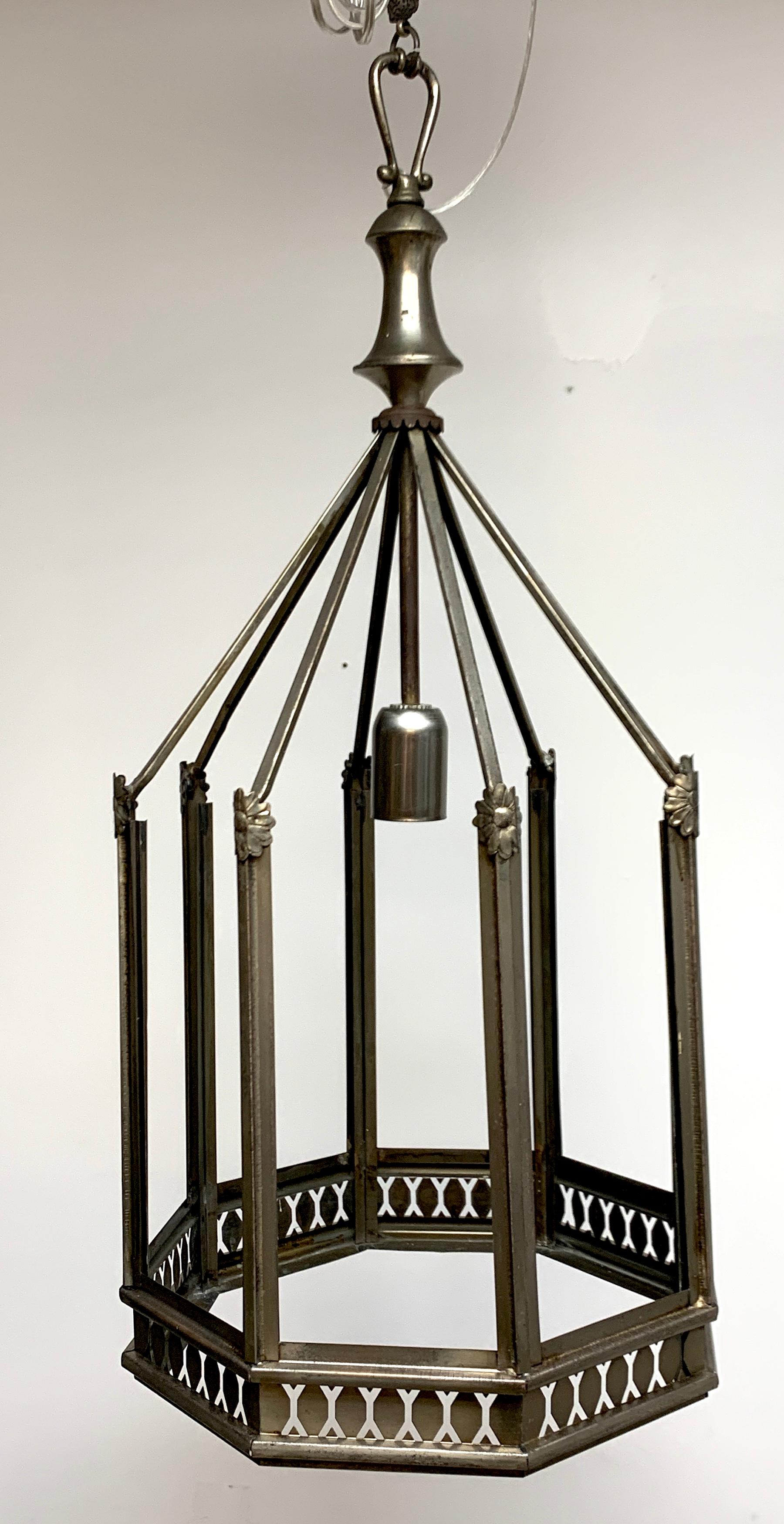 Early 20th Century Art Deco Octagon Lantern from The El Cid Theatre, Los Angles For Sale