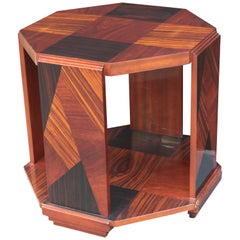 Art Deco Octagonal Side Table