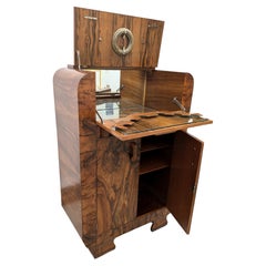 Art Deco Odeon Dry Bar Cocktail Cabinet, English, c1930