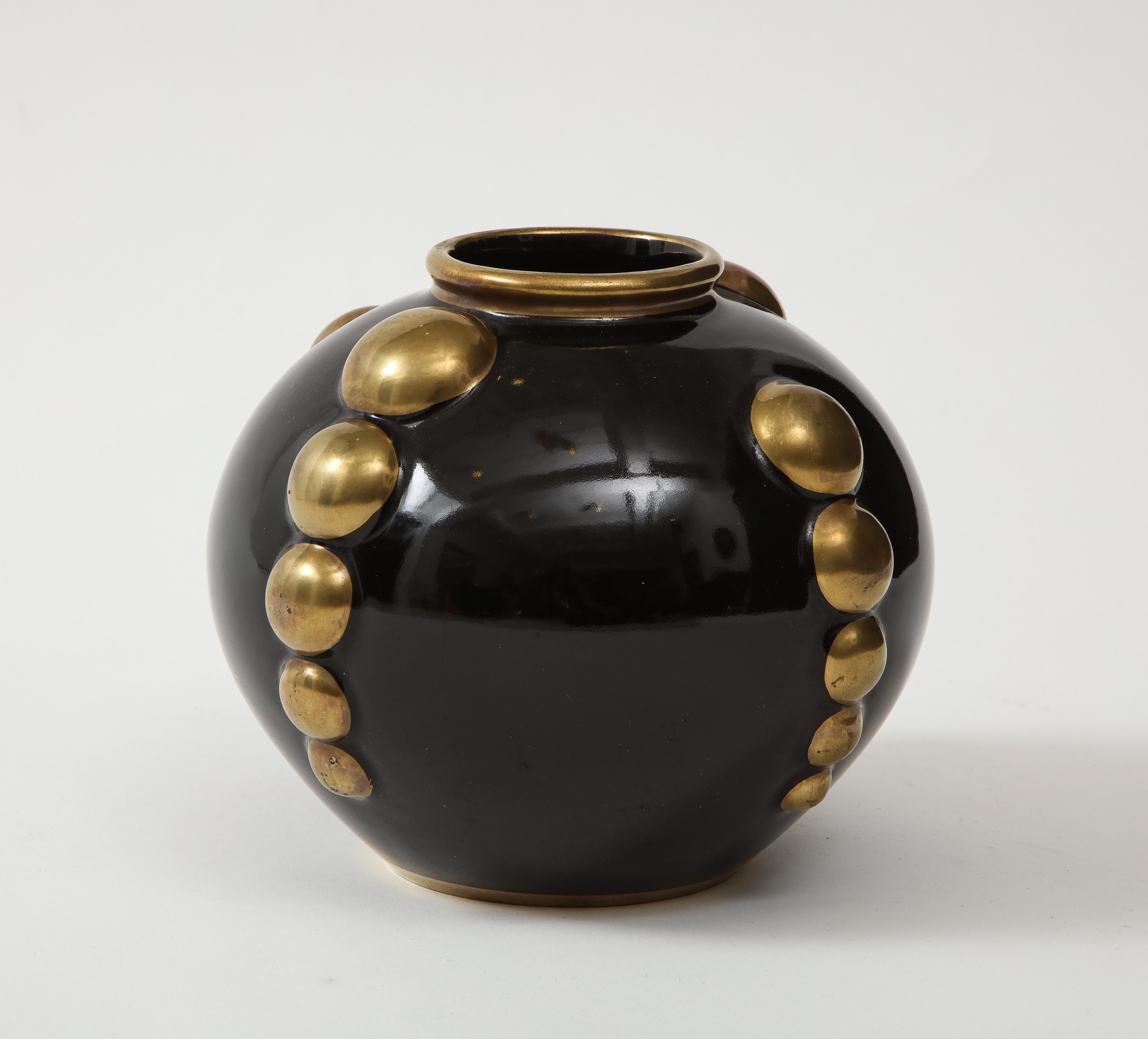 French Art Deco ODYV France Porcelain Vase