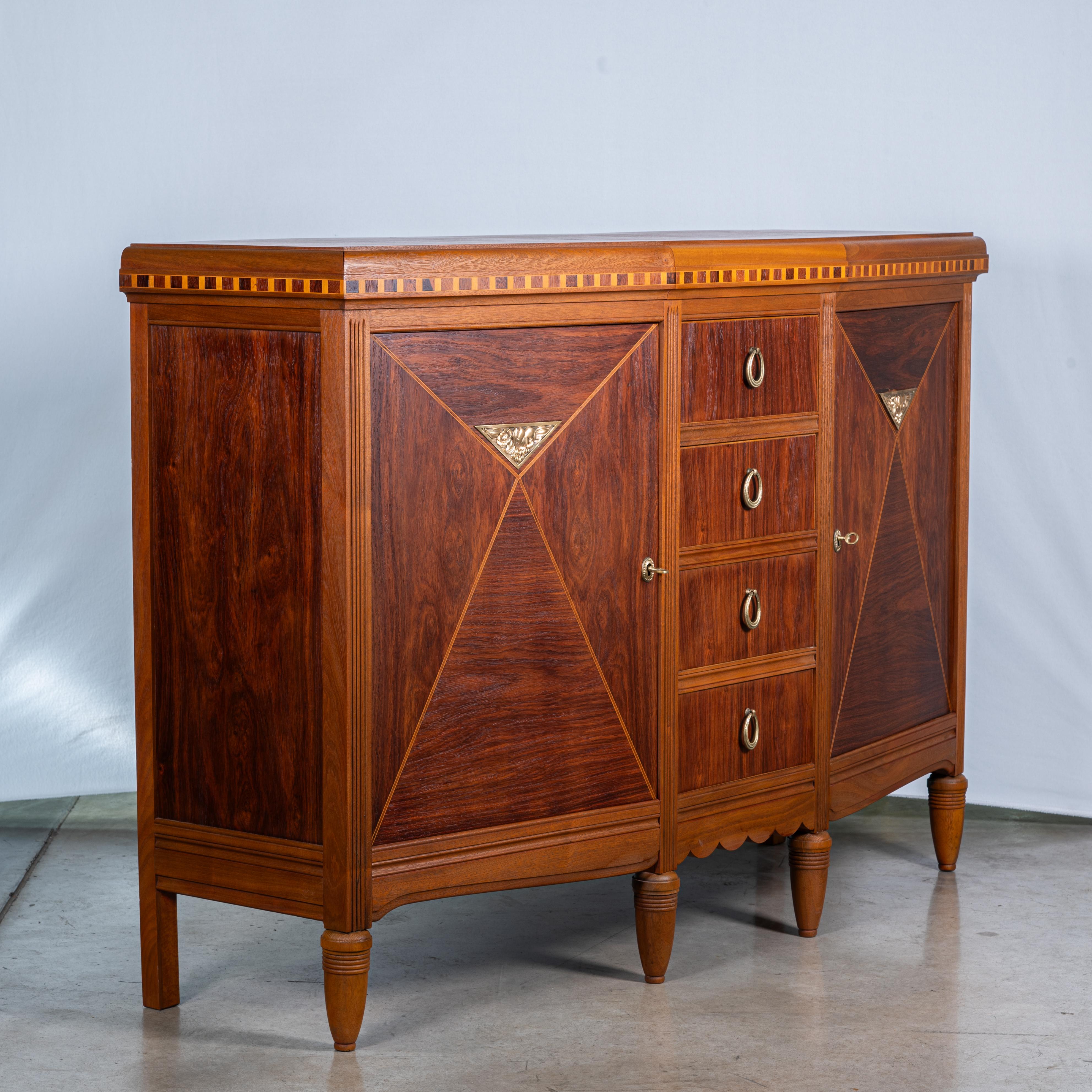 Art Deco of Period French Sideboard In Good Condition For Sale In San Antonio, TX