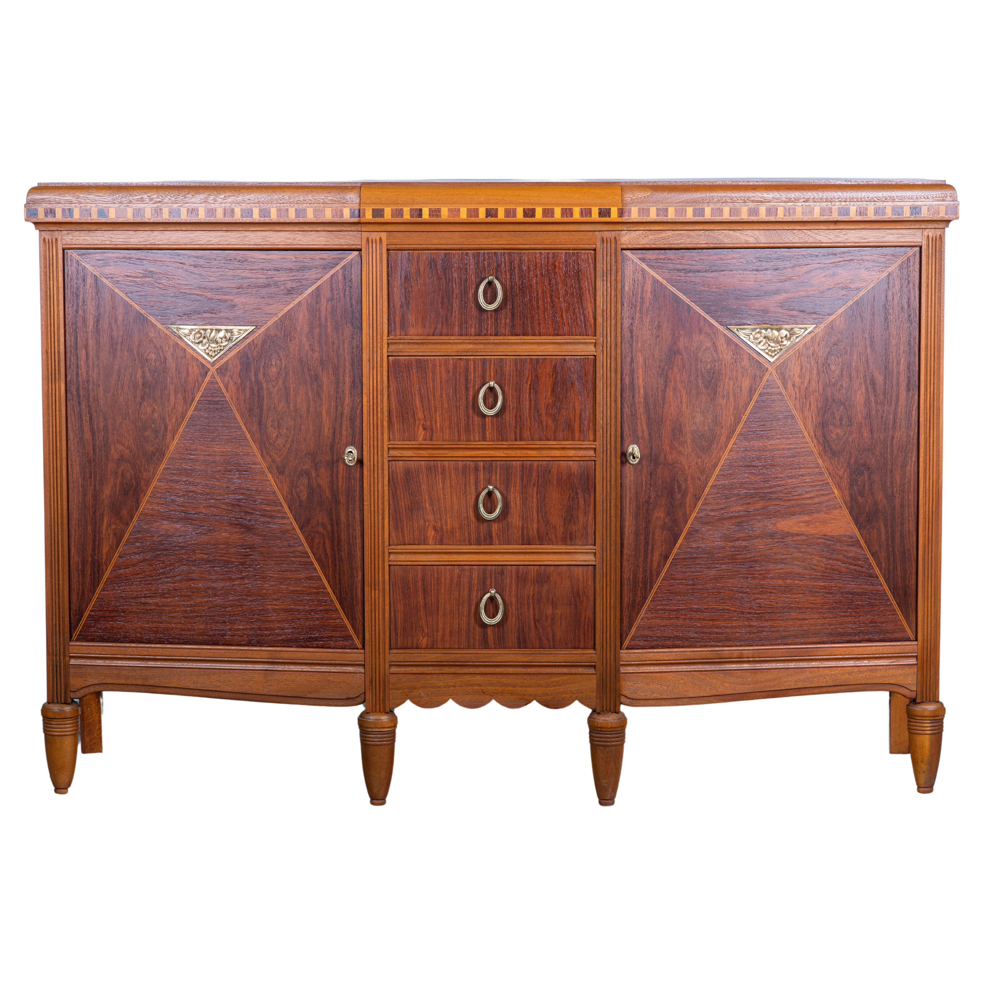 Art Deco of Period French Sideboard For Sale