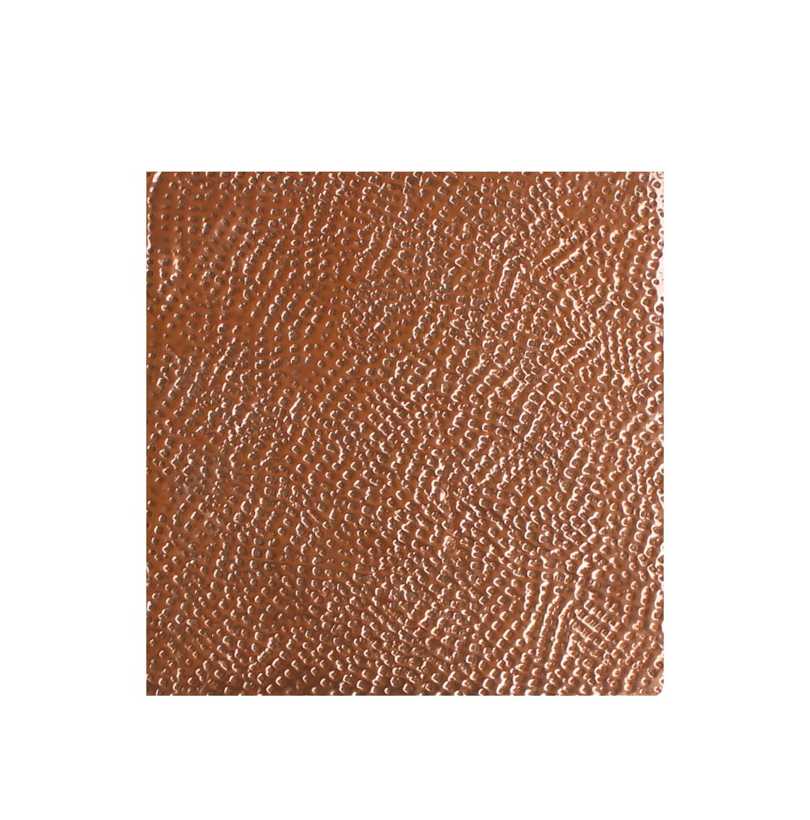 Art-Déco-Bürostuhl, fein gehämmert in Kupfer von Paul Mathieu im Angebot 3