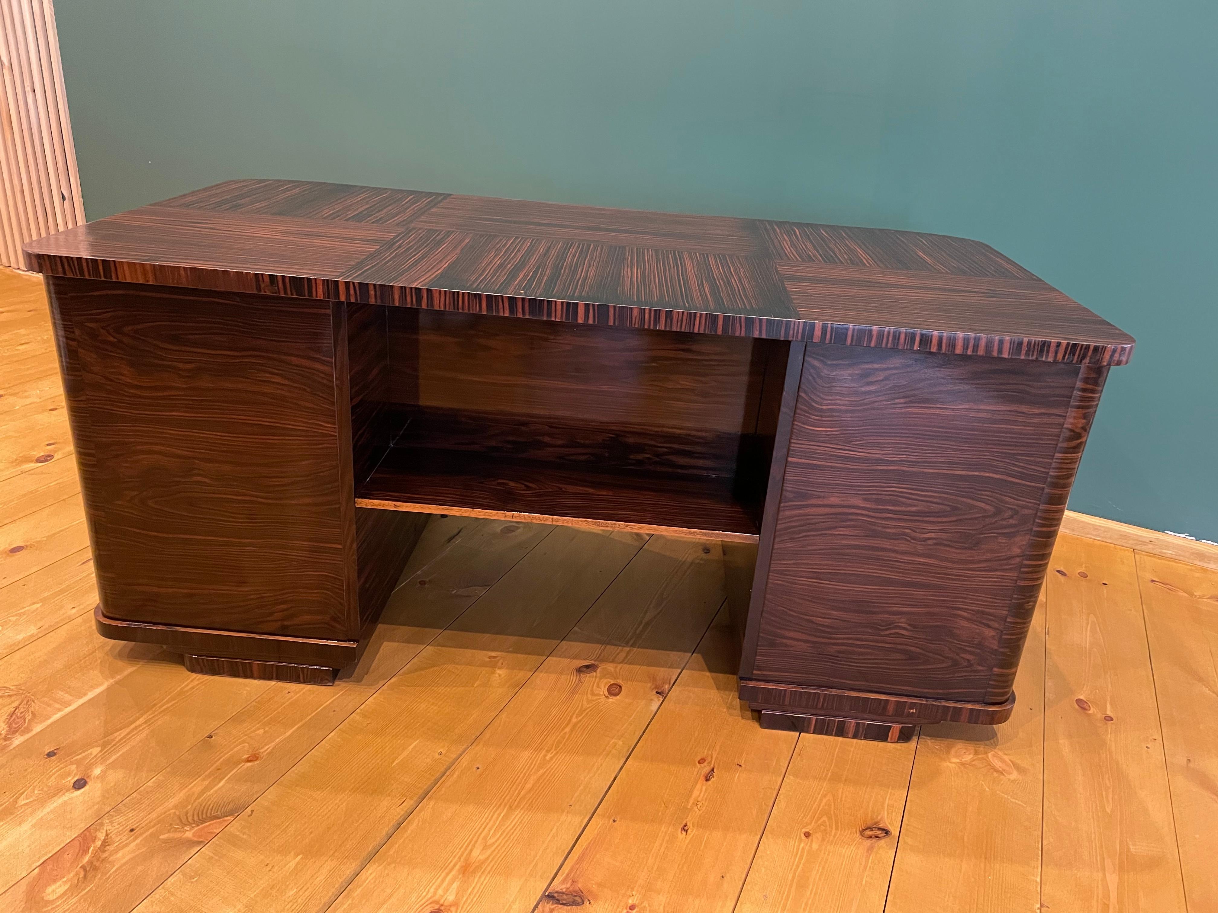 Art Deco Office Desk Bilateralne  4