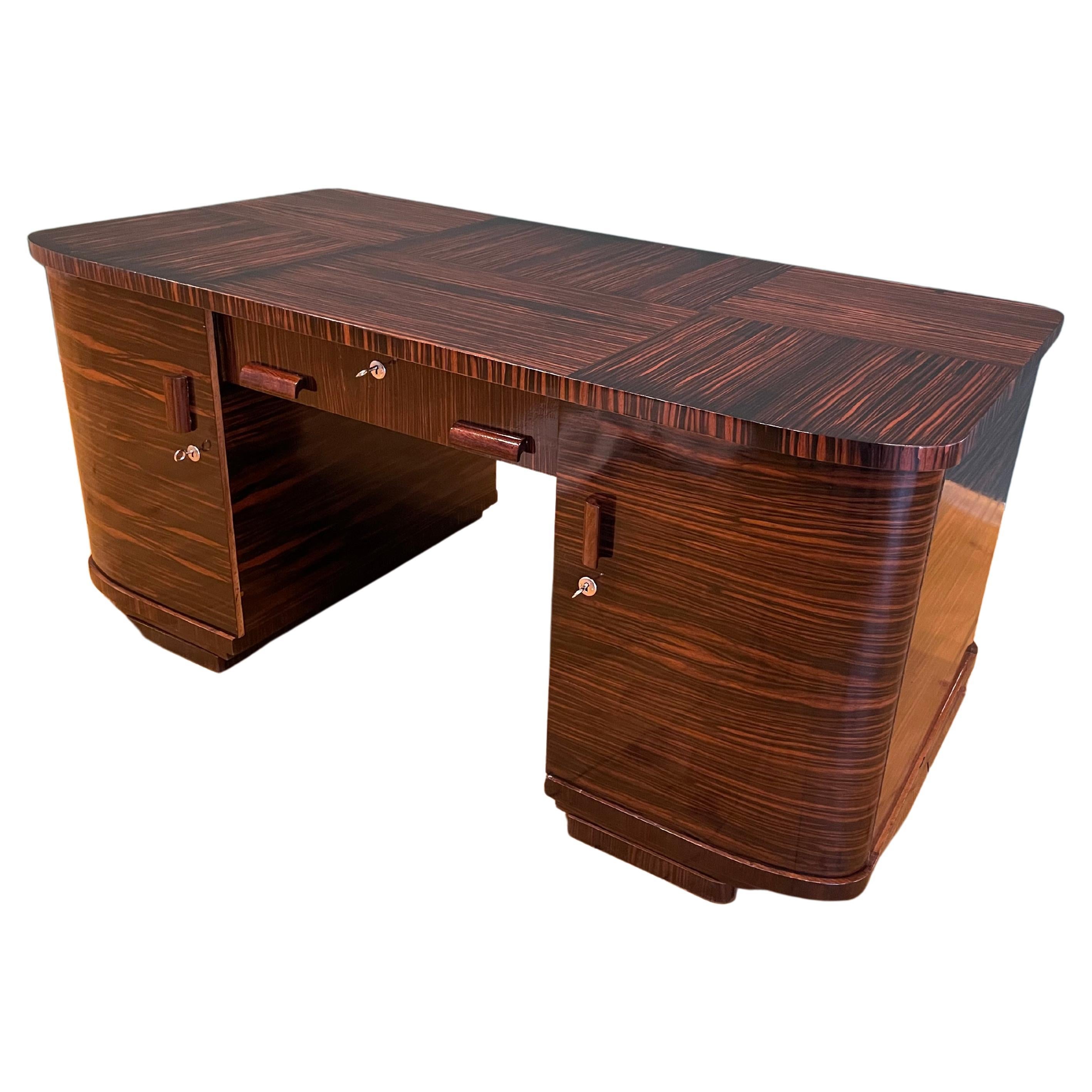 Art Deco Office Desk Bilateralne 