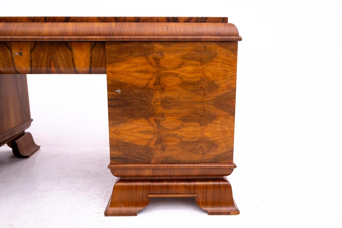 Ensemble de bureau Art déco des années 1930, Pologne. Après la rénovation. en vente 5