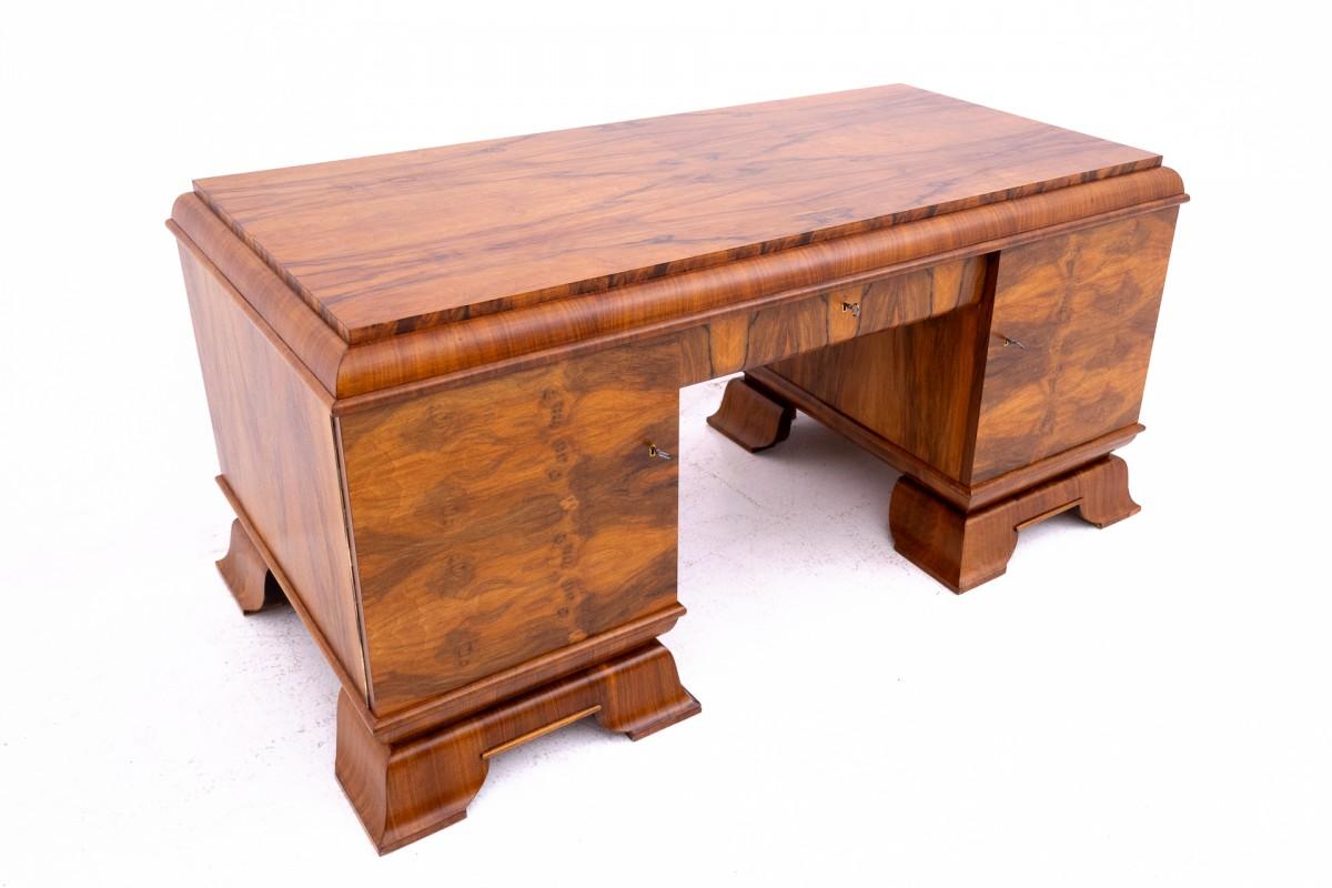 Polonais Ensemble de bureau Art déco des années 1930, Pologne. Après la rénovation. en vente