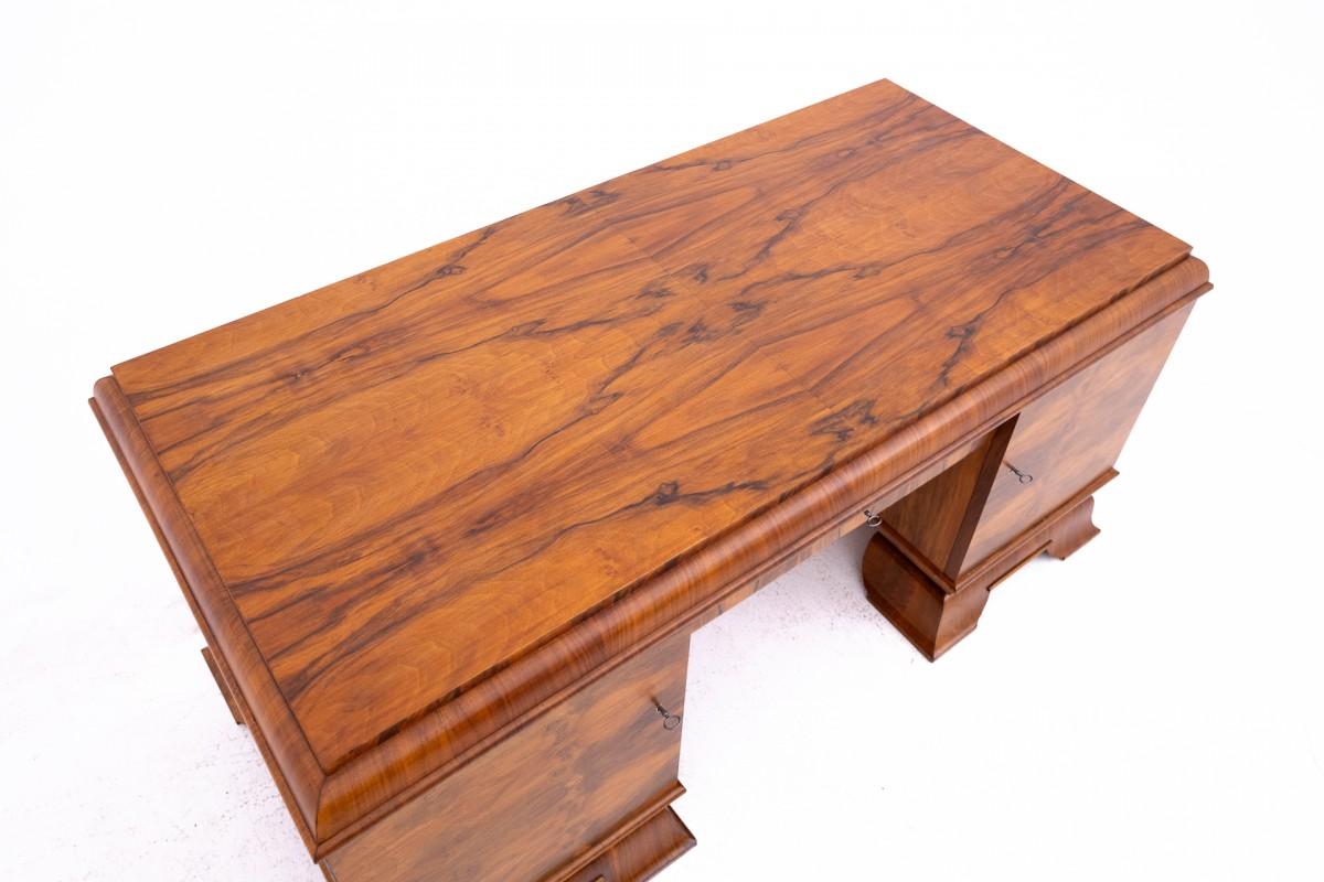 Ensemble de bureau Art déco des années 1930, Pologne. Après la rénovation. en vente 3