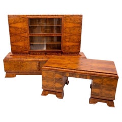 Art Deco office set from the 1930s, Poland.