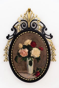 Art Deco Oil Painting, Vienna, Around 1920s