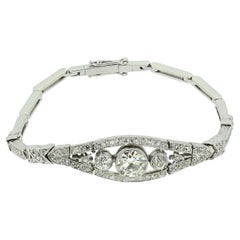 Art Deco Old Cut Diamond Bracelet