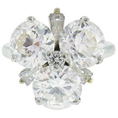 Art Deco Old European Cut Diamond White Gold Ring