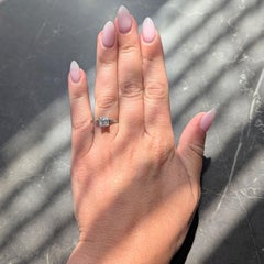 Art Deco Old European Diamond 18K Gold Vintage Orange Blossom Engagement Ring