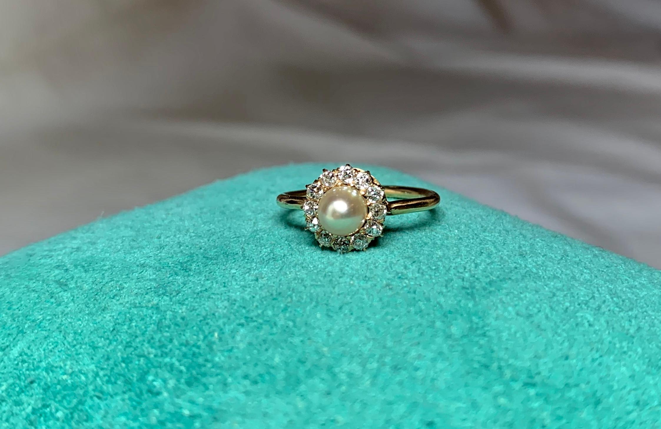 antique pearl ring