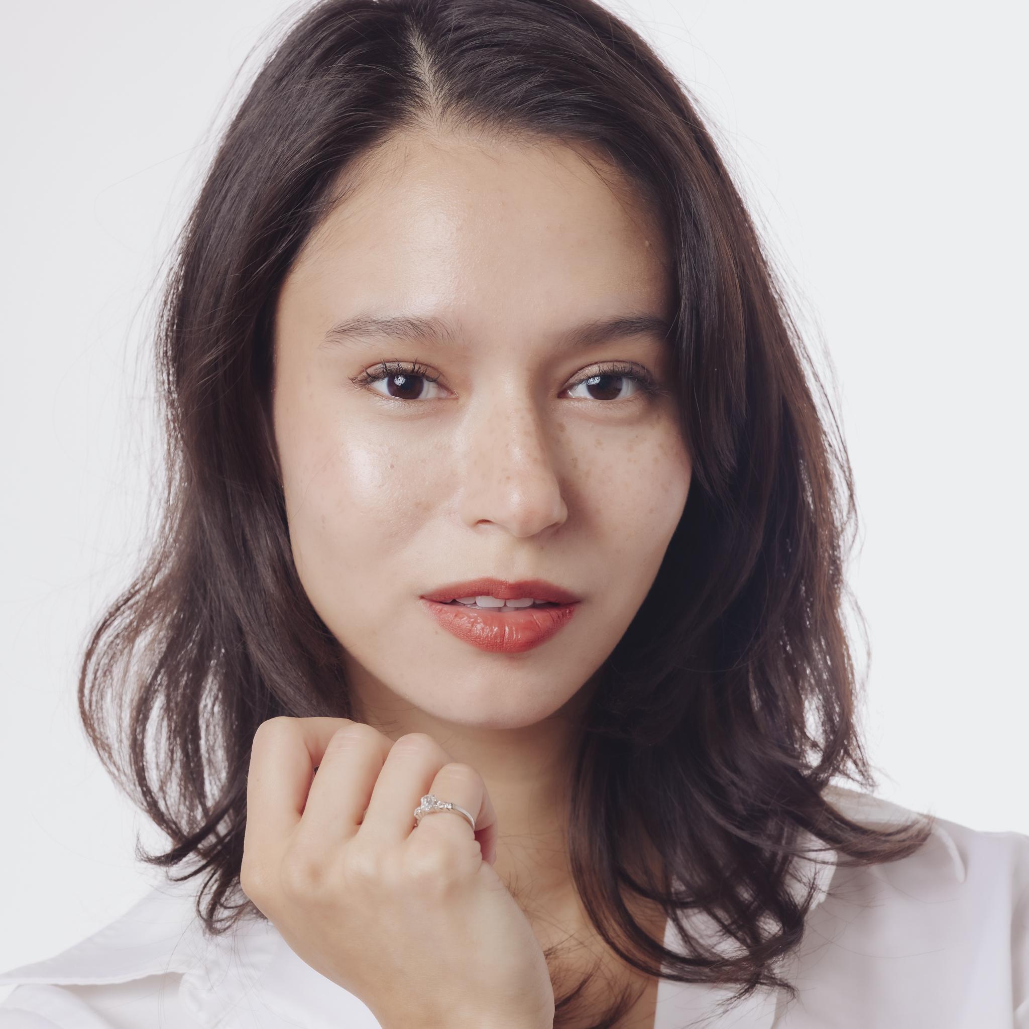 Bague de fiançailles Art déco en platine avec un diamant de taille ancienne. en vente 1