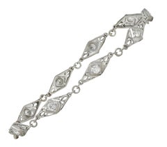 Bracciali A Link in platino