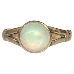 Art Deco Opal and 22 Carat Gold Ring