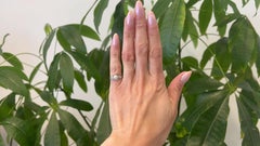 Art Deco Opal and Diamond 10K Two Tone Ring