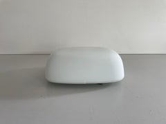 Art Deco Opal Glass Flush Mount Light, 1960s, Italy