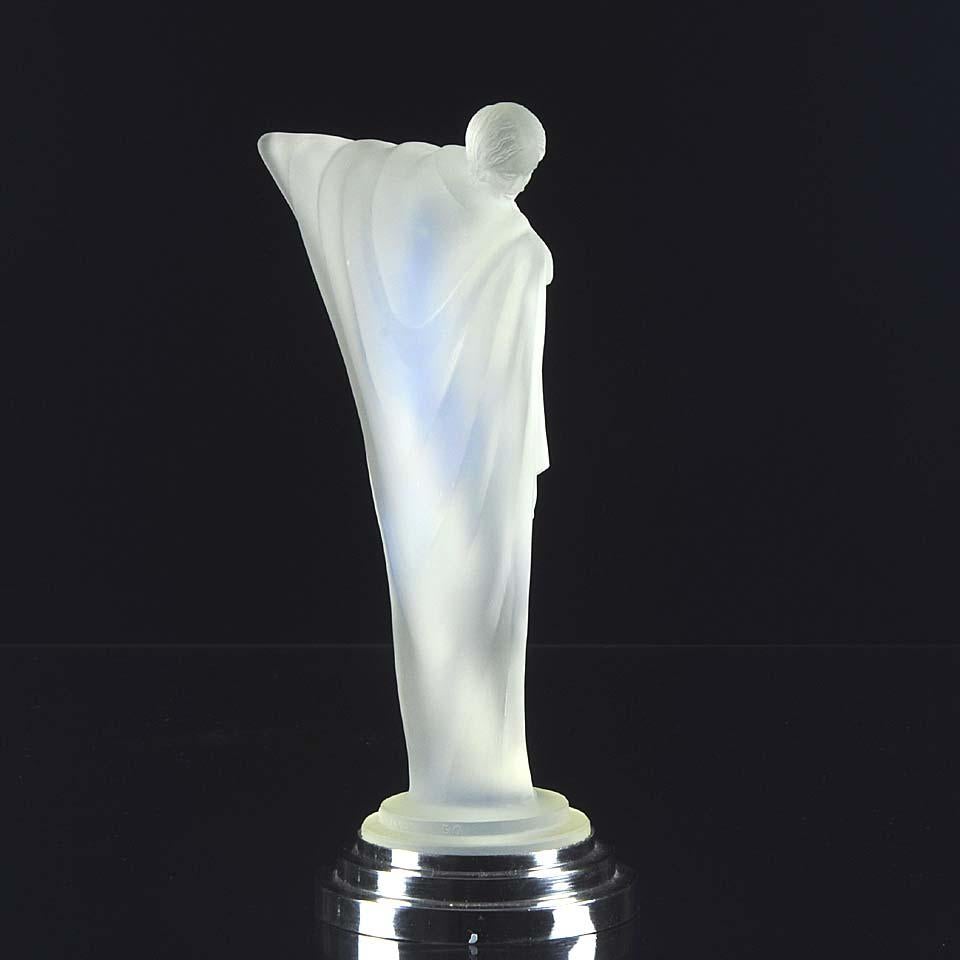 Art Deco Opalescent Glass Figure  