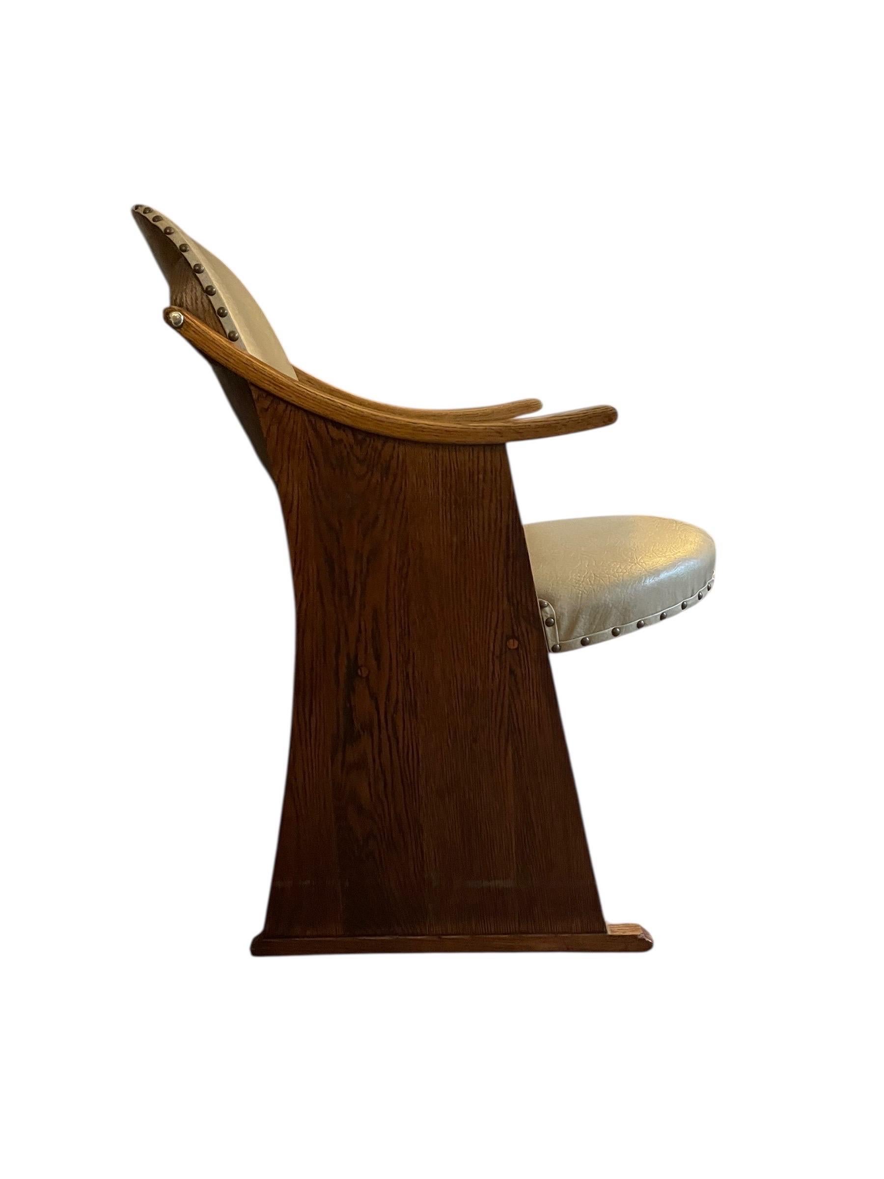 Sillón abierto Art Decó Roble en venta