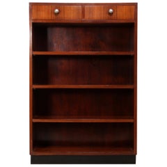 Art Deco Open Bookcase in Rosewood