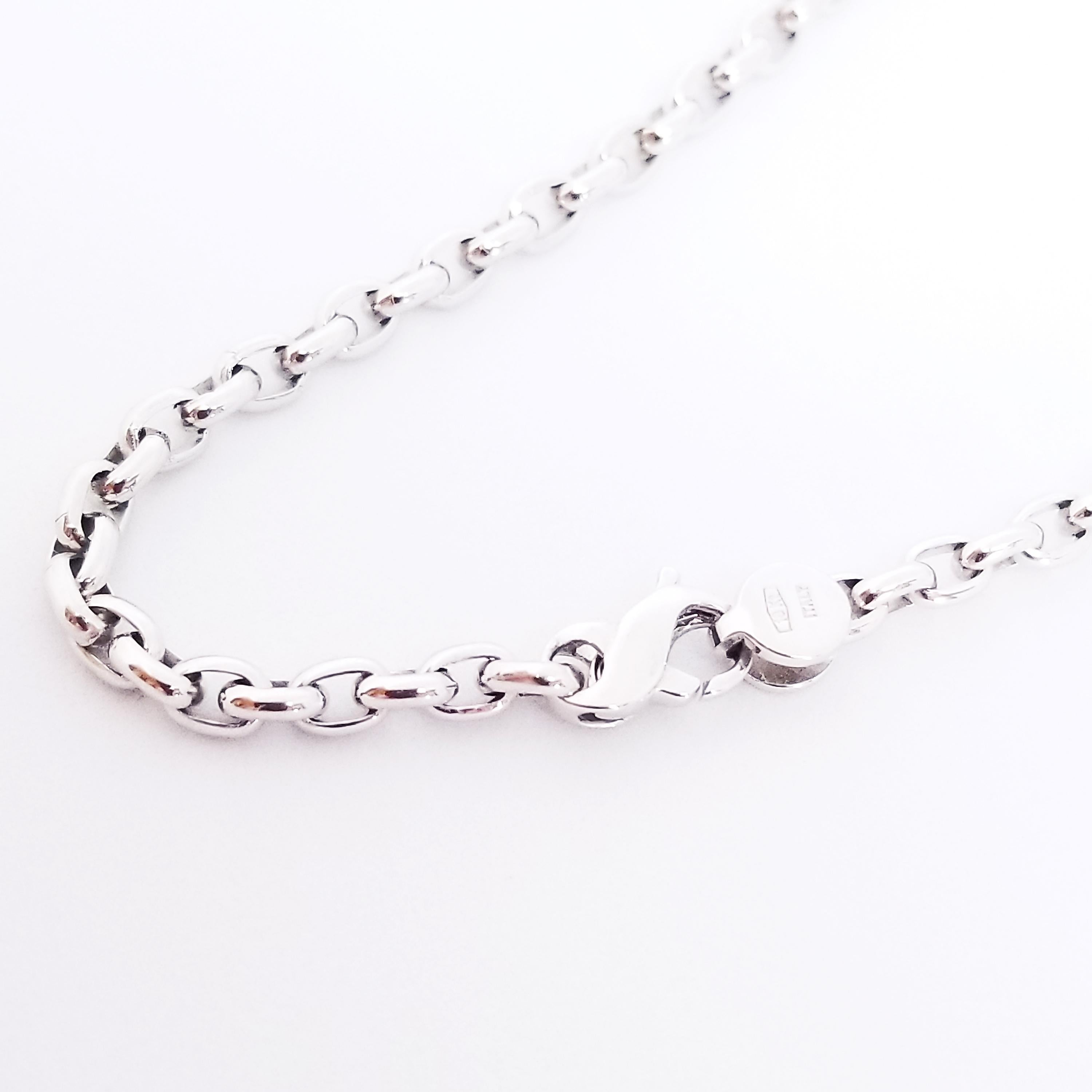Deco Orient Necklace Natural Burma Green Lavender Jade Ghost Dagger 18K Sapphire For Sale 9