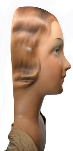 Art Deco Original French Shop Mannequin, Circa 1930's