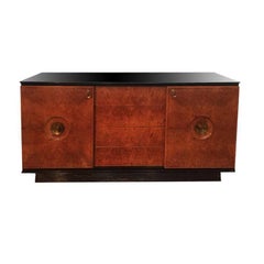 Art Deco Original French Cabinet in Briar Root, 1930s