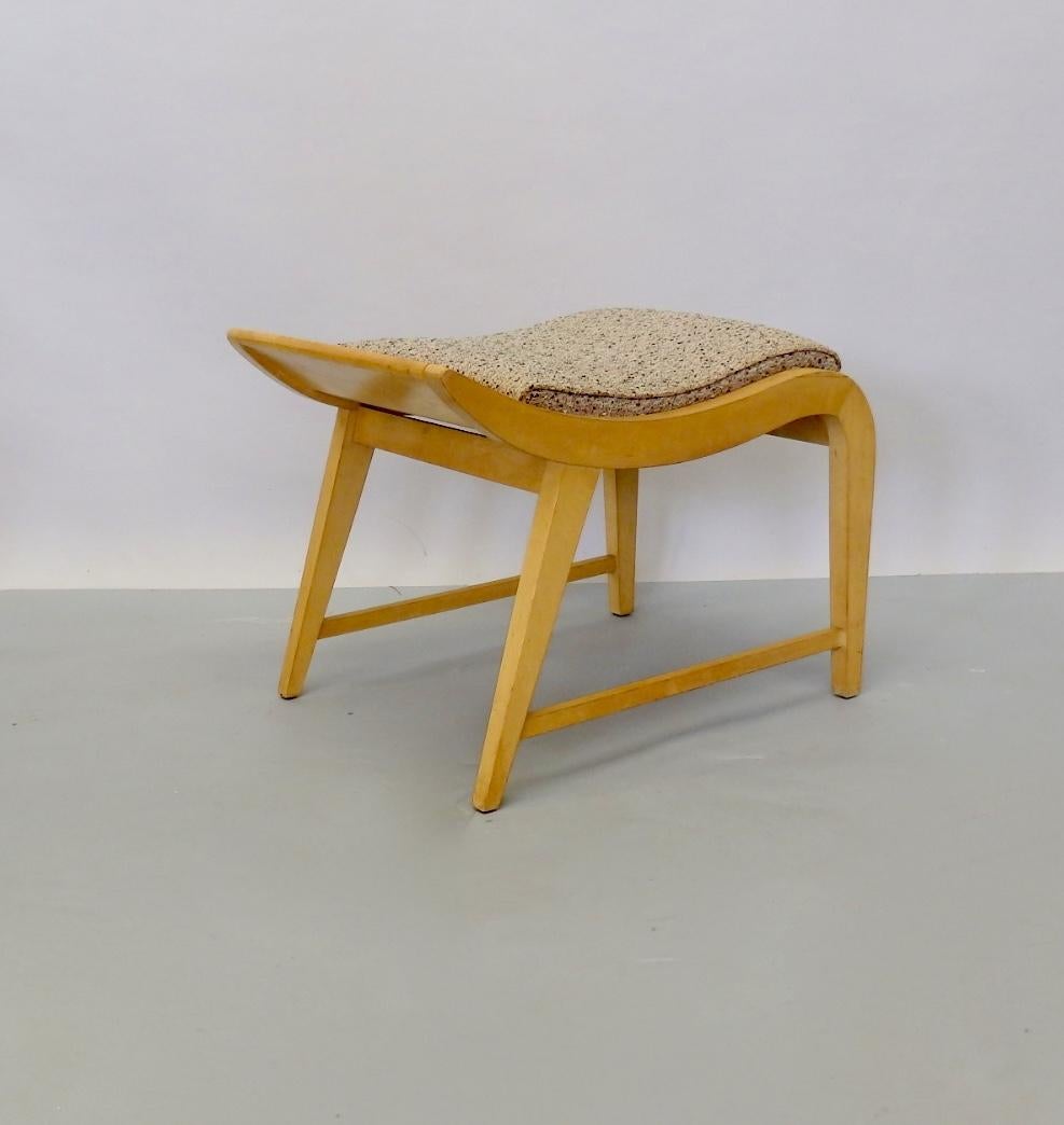 art deco vanity stool