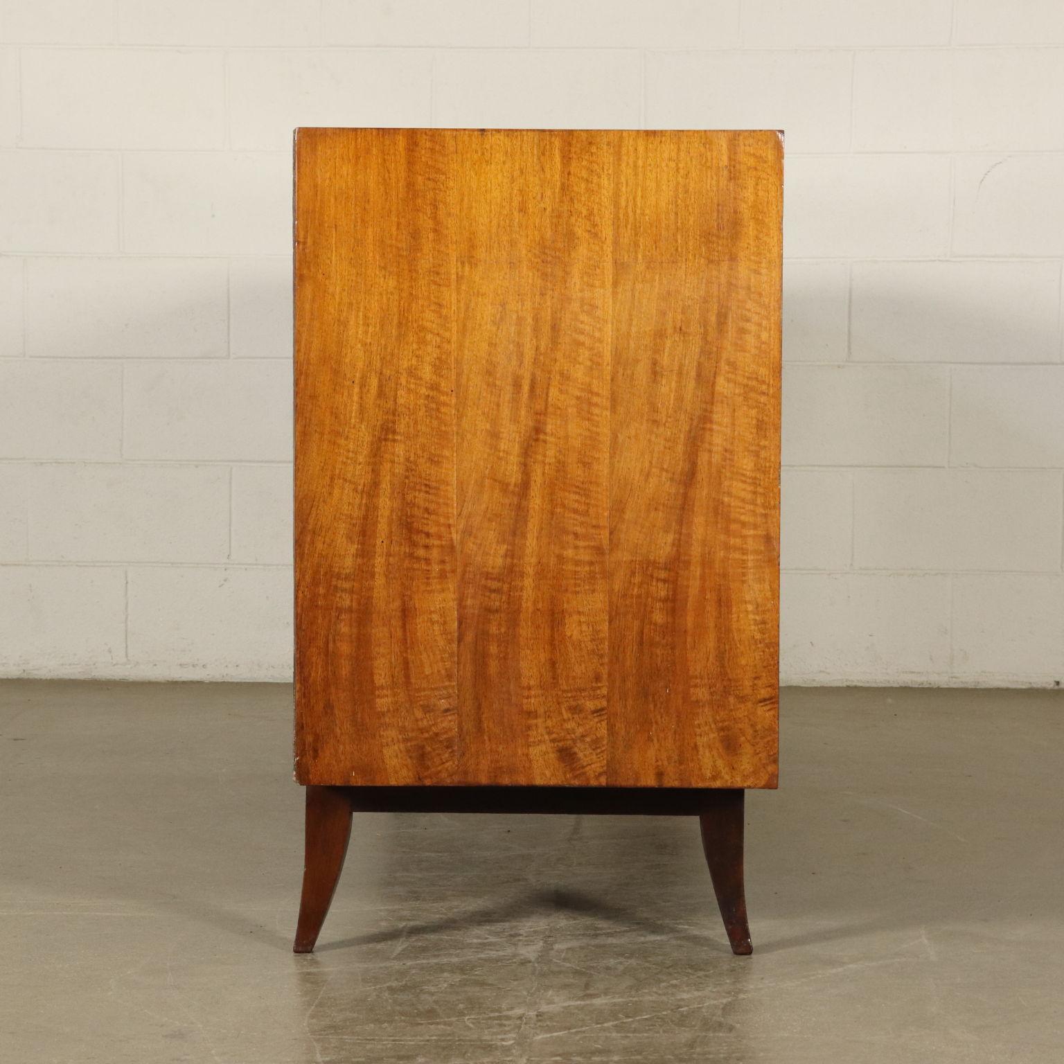 Art Deco Original Italian Cabinet in Buxus and Wood, 1930s 9