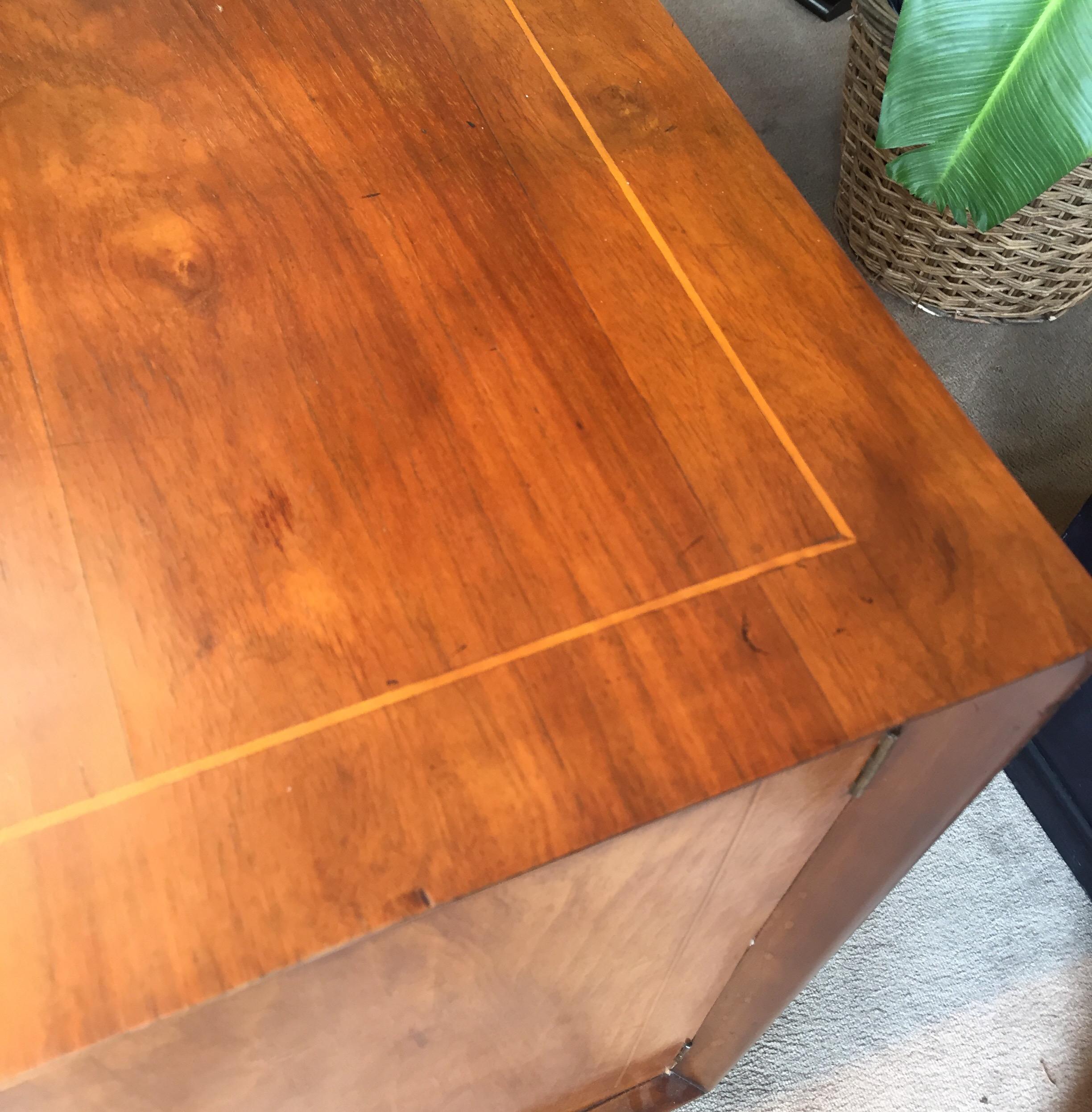 Art Deco Original Italian Cabinet in Buxus and Wood, 1930s 10