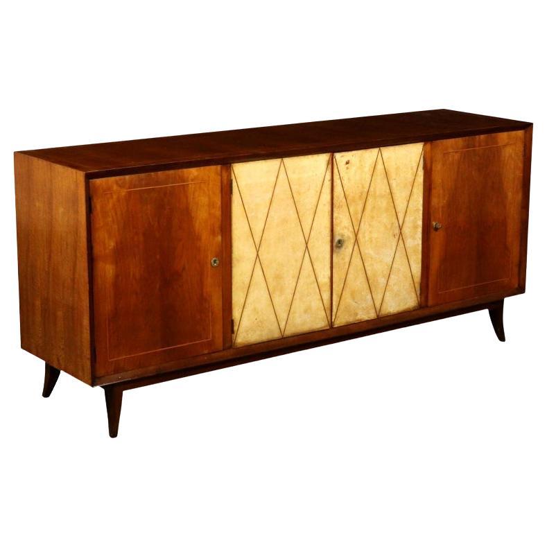 Art Deco Original Italian Cabinet in Buxus and Wood, 1930s