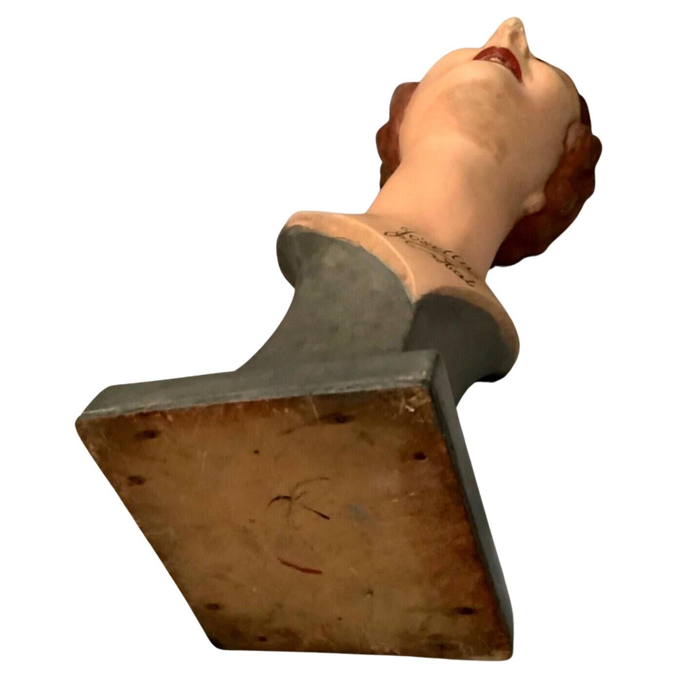 art deco mannequin head