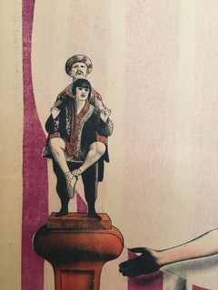 Art Deco Original Vintage French Circus Poster 'Teddy-Ted And Partner', 1926