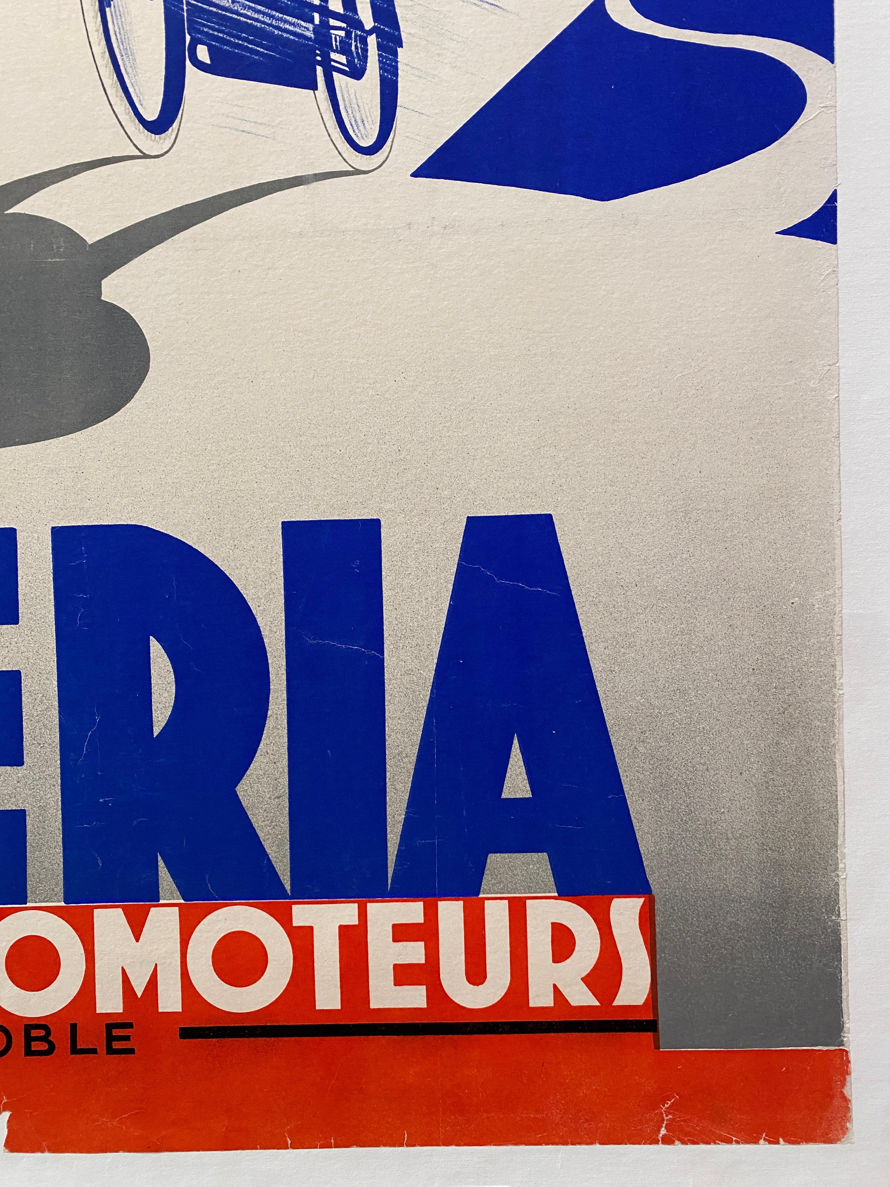 Art Deco Original Vintage Poster, 'LIBERIA CYCLING', 1934 en vente 6