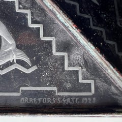 Art Deco Orrefors Mirror from Swedish Oceanliner