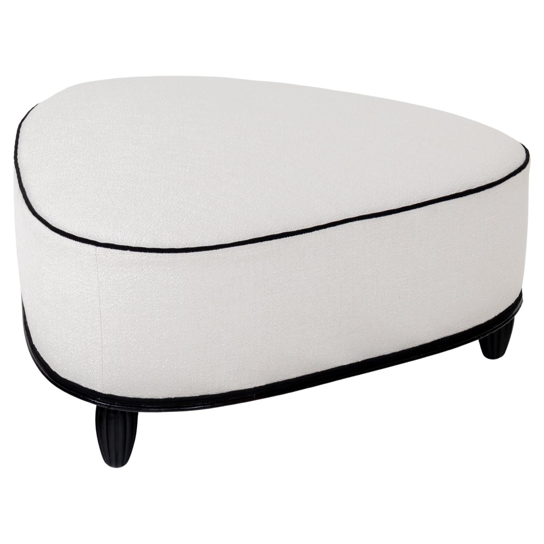 Art Deco Ottoman, circa 1920 For Sale